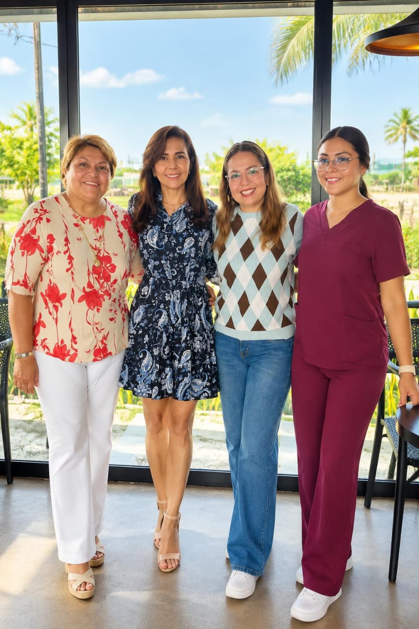 Encuentro de cuatro colaboradoras del proyecto
